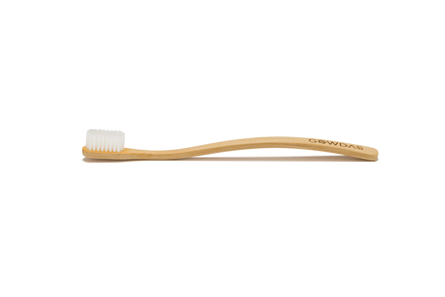 GOWDAS Bamboo Toothbrush | White | Sensitive